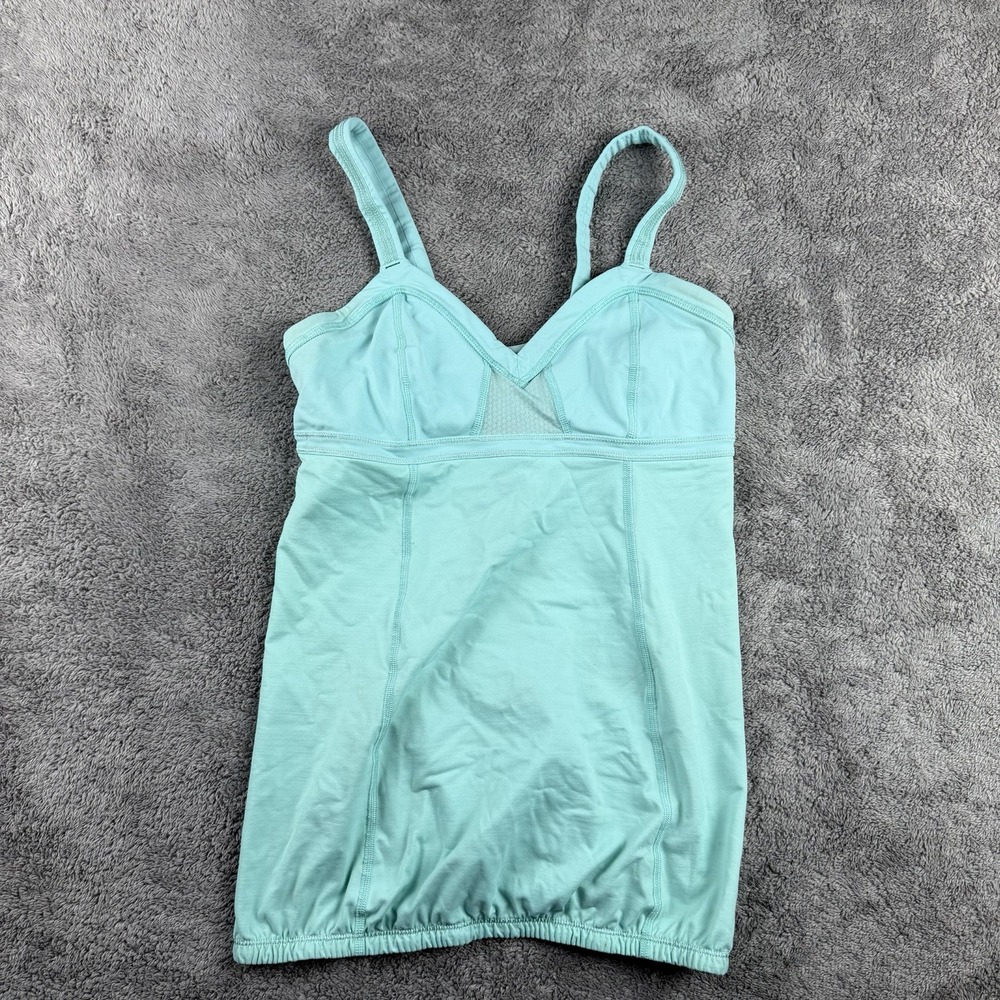 Lululemon Speed UP Aruba‎ Top Tank Womens 6 Sky Blue Sleeveless Muscle Gym